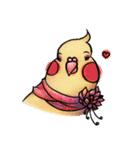 Cute cockatiel 's daily life（個別スタンプ：25）