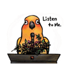 Cute cockatiel 's daily life（個別スタンプ：27）