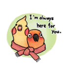 Cute cockatiel 's daily life（個別スタンプ：38）