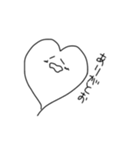 ハートの独り言（個別スタンプ：3）