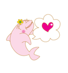 Pinky Dolphin（個別スタンプ：17）