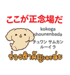 犬の気持ち日本語タイ語（個別スタンプ：29）