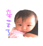 Little Apple Baby Girl（個別スタンプ：11）