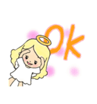 夢を叶えるポジティブ天使ちゃん（個別スタンプ：2）