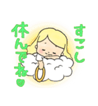 夢を叶えるポジティブ天使ちゃん（個別スタンプ：14）