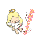 夢を叶えるポジティブ天使ちゃん（個別スタンプ：15）