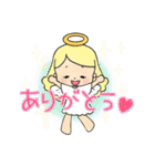夢を叶えるポジティブ天使ちゃん（個別スタンプ：17）