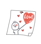 MOU~MOU~Daily sticky notes~in love（個別スタンプ：40）