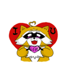Humor raccoon's life（個別スタンプ：11）