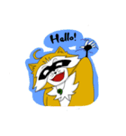 Humor raccoon's life（個別スタンプ：12）