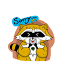 Humor raccoon's life（個別スタンプ：16）