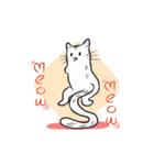 "Spring" Dancing Cat (Eng.)（個別スタンプ：19）