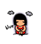 Red red girl（個別スタンプ：6）