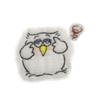 ぷくぷくフクロウ1（個別スタンプ：19）