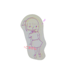 手書きスタンプ←ぶれてる風（個別スタンプ：1）