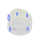 手書きスタンプ←ぶれてる風（個別スタンプ：2）