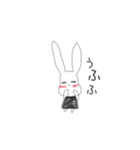 田舎ほっぺ うさぎとハムスター（個別スタンプ：3）