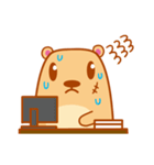 bad bear kkomi（個別スタンプ：8）