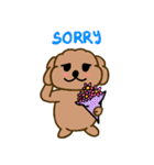 Moachi the poodle（個別スタンプ：8）