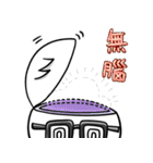 dumpling and White(daily dialogue)（個別スタンプ：10）