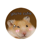 We are hamsters！（個別スタンプ：9）