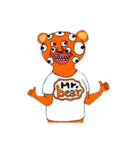 謎な表情の動物達（個別スタンプ：4）
