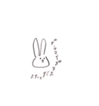 かわいさ溢れるうさぎとねこ（個別スタンプ：3）