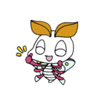 蟲っ子オオミズアオちゃんスタンプ‼︎（個別スタンプ：33）