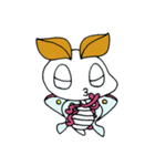 蟲っ子オオミズアオちゃんスタンプ‼︎（個別スタンプ：34）