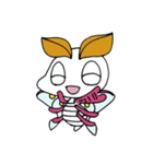蟲っ子オオミズアオちゃんスタンプ‼︎（個別スタンプ：37）