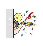 何か言いたげな鳥人間（個別スタンプ：35）