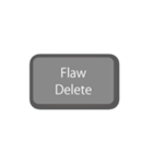 削除キー（Delete key）（個別スタンプ：31）