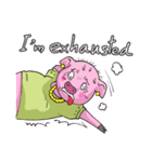 little piggy happy 1 english（個別スタンプ：40）