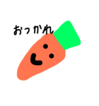 手書きにんじん（個別スタンプ：2）