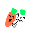 手書きにんじん（個別スタンプ：17）