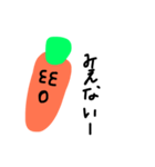 手書きにんじん（個別スタンプ：24）