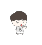 cute boy B（個別スタンプ：5）