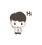 cute boy B（個別スタンプ：11）