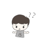cute boy B（個別スタンプ：12）