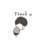 cute boy B（個別スタンプ：13）