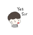 cute boy B（個別スタンプ：20）