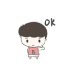cute boy B（個別スタンプ：21）