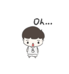cute boy B（個別スタンプ：24）