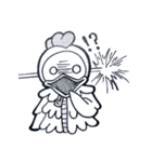 ニワトリペンギン日常会話スタンプ（個別スタンプ：12）