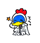 ニワトリペンギン日常会話スタンプ（個別スタンプ：14）