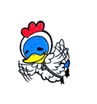 ニワトリペンギン日常会話スタンプ（個別スタンプ：18）