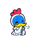 ニワトリペンギン日常会話スタンプ（個別スタンプ：24）