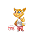 Sporty Foxy（個別スタンプ：14）