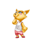 Sporty Foxy（個別スタンプ：21）