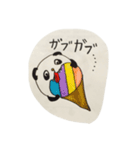 手書き感100ぱーせんと ぱんだ（個別スタンプ：6）